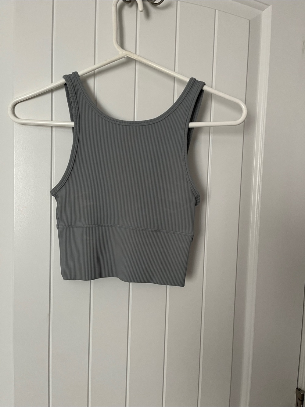 lululemon athletica Ribbed Scoop Tank - Light Gray